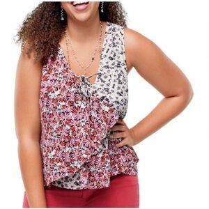 CAbi Saraphina 5730 floral blouse with camisole S